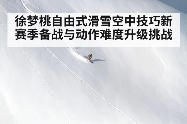 徐梦桃自由式滑雪空中技巧新赛季备战与动作难度升级挑战